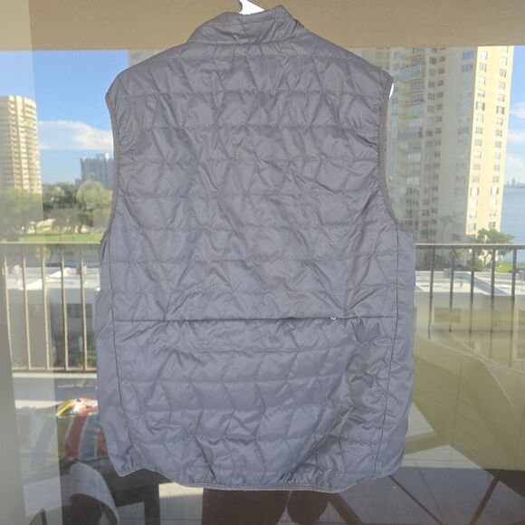 Prana Alpine Air Vest Men’s Med Grey Full Zip Quilted Lightweight Primaloft - Picture 2 of 10